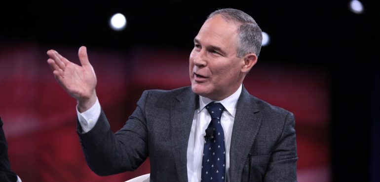 On climate change, Scott Pruitt causes an uproar — and contradicts the EPA’s own website