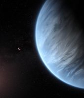 Water detected in atmosphere of potentially habitable super-Earth