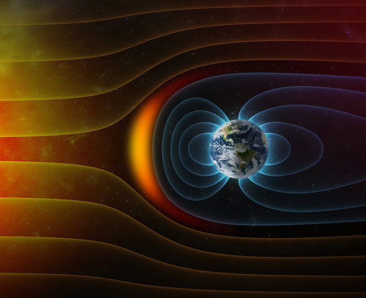 How does Earth sustain its magnetic field?