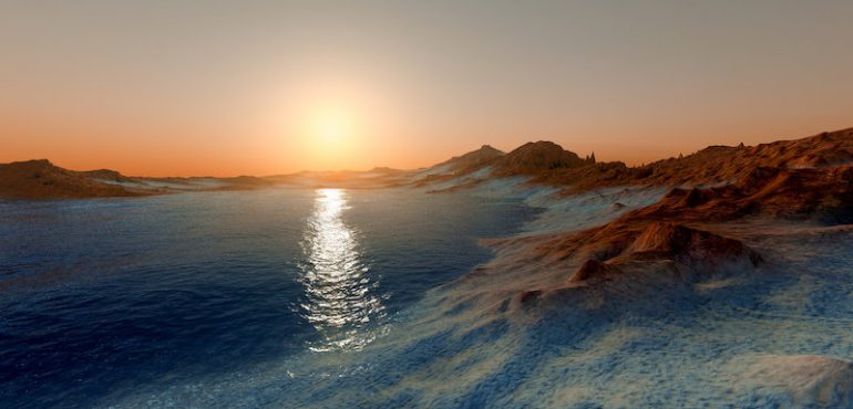 Water may be naturally occurring on all rocky planets